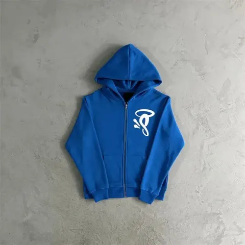 Syna Zip Hoodie in Blue CW option royal blue