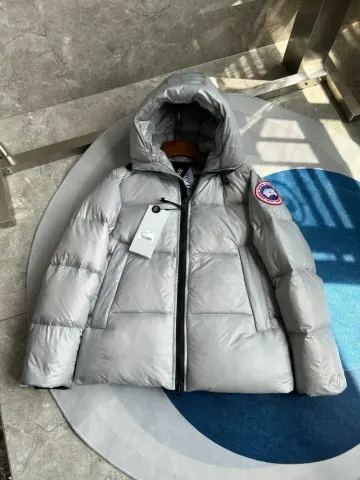 Canada Goose Crofton Puffy Black Badge option silver Red Label