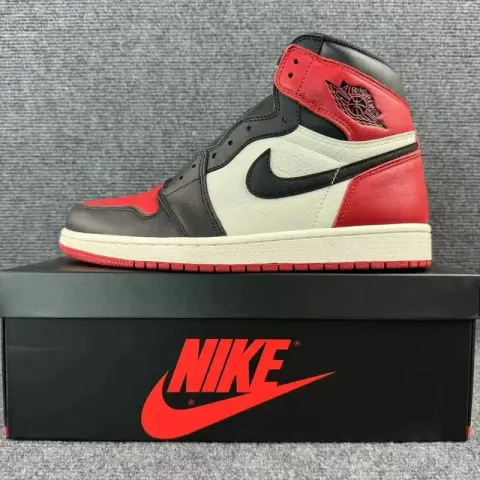 Jordan 1 Homage To Home option Black and red toes