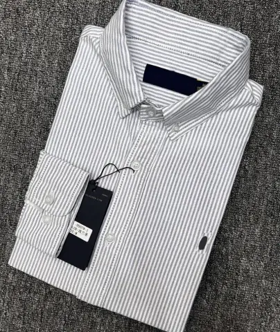 Ralph Lauren Shirts option H907 light blue striped with blue pony