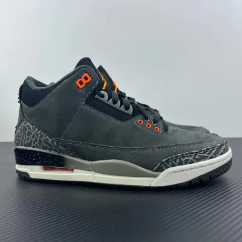 Jordan 3 Wizards Shoes option Aj3 Fear gray-black