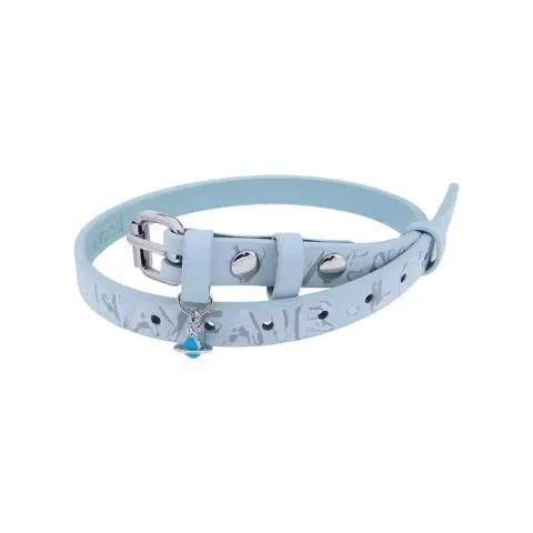 Vivienne Westwood Belt option Silver light blue blue beads