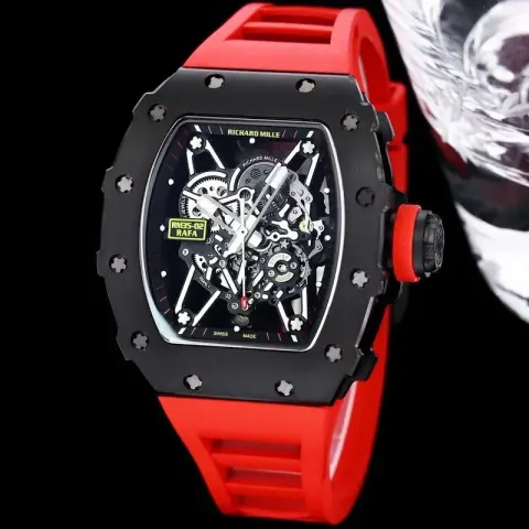 Richard Mille Watch 35-02 option Black Shell  Red Tape