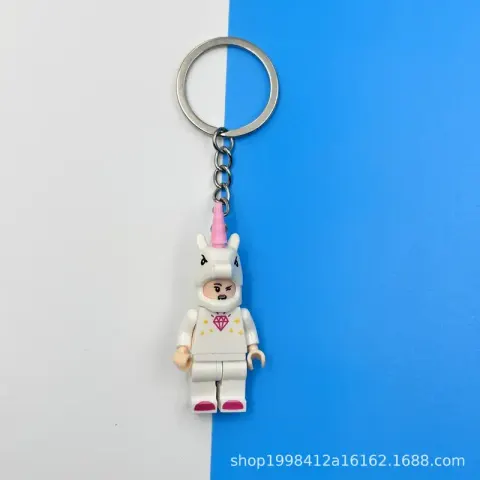 Lego Keychain Pendants option Unicorn