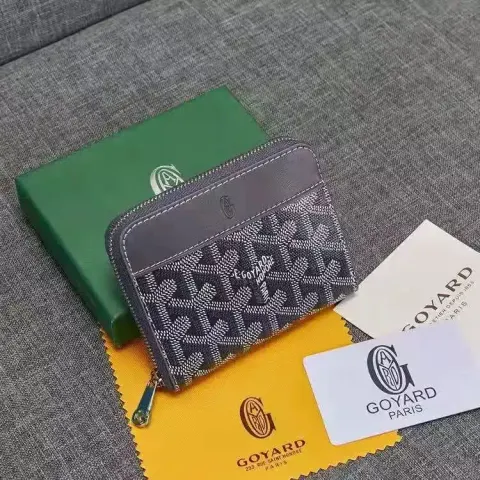 Goyard Wallet option Style 3 carbon gray