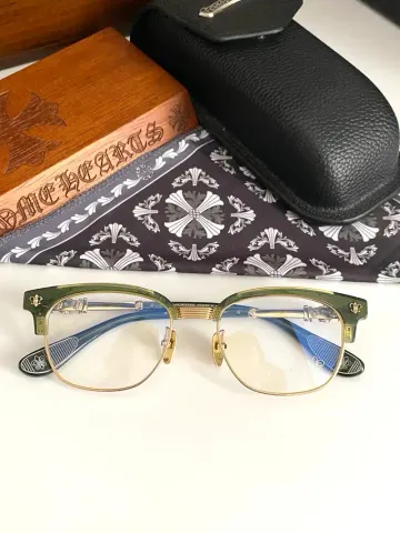 Chrome Hearts Sunglasses option Transparent Green
