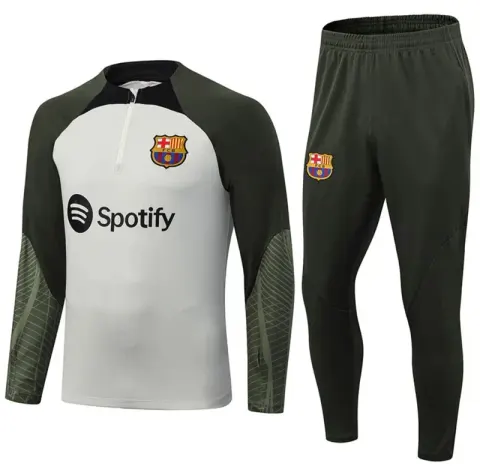 Football Set Tracksuit option 2324 Barcelona Off White