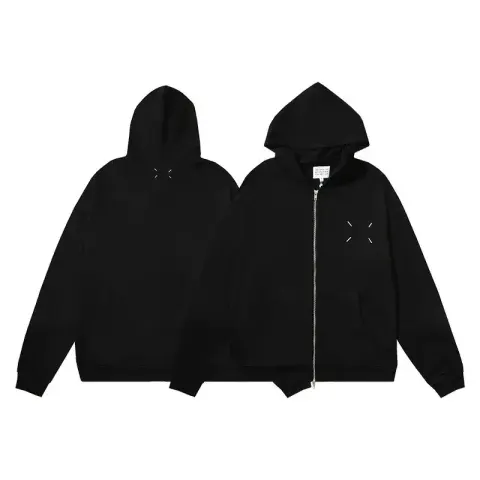 Maison Margiela Hoodies option M05 Zipper Black