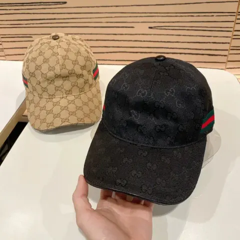 Gucci Caps option Printed Black