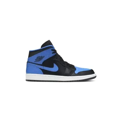 Jordan 1 Mid Shoes option Royal Paint Splatter