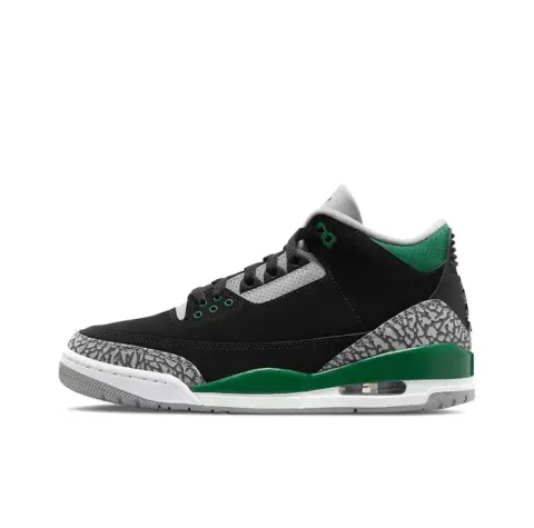 Budget Jordan 3 Shoes option Black green CT8532-030