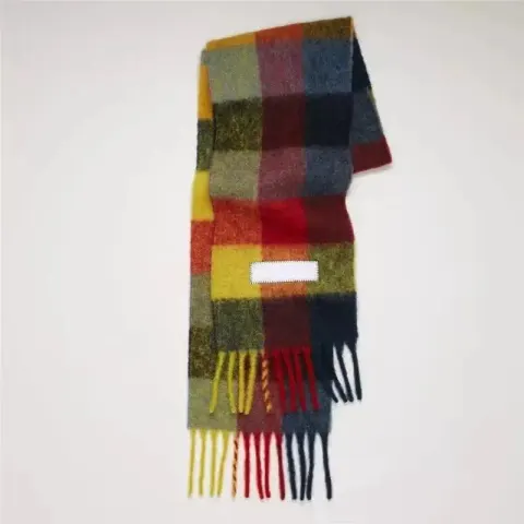 Acne Studios Scarf option black red