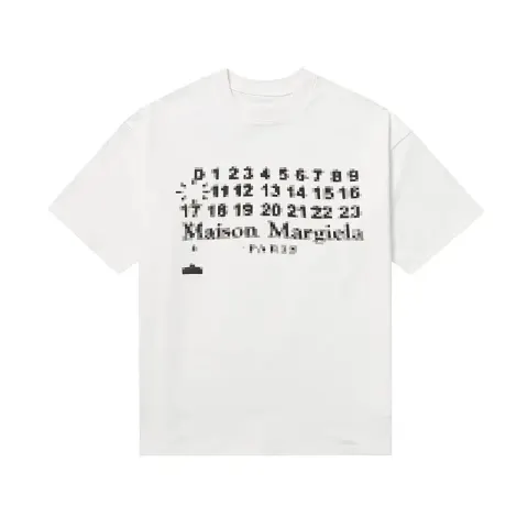 Maison Margiela Tees option 622 white.