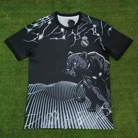JERSEYS option Real Madrid Panthers Black Special Edition