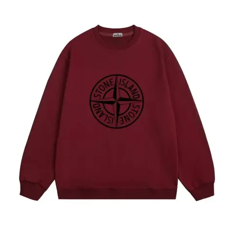 Stone Island Hoodie option 603 wine red