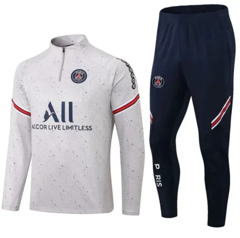 Football PSG Tracksuit option 2223 Paris Grey Spotted