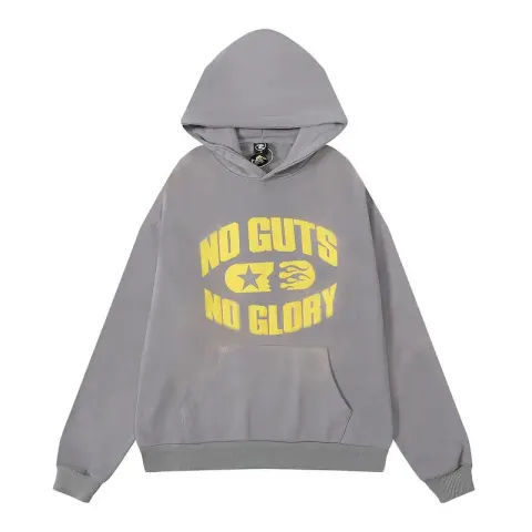 Hellstar Hoodie option [cotton hooded sweater] DY-w10 dark gray