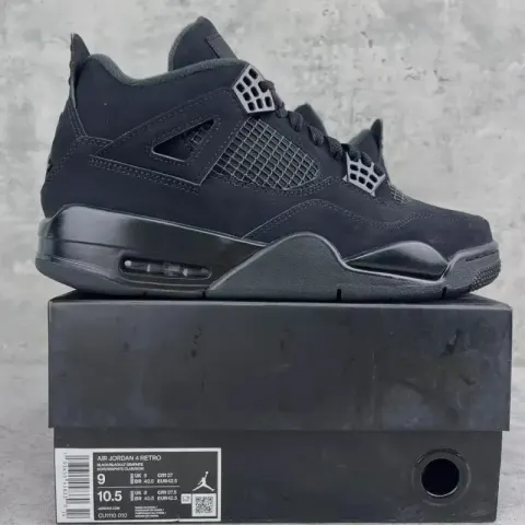 Jordan 4 Manila option Black Cat CU1110-010