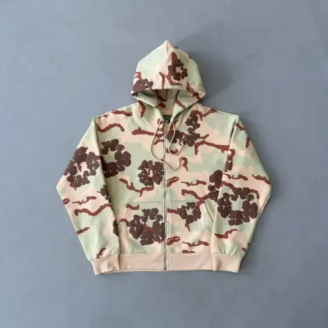 Denim Tears Hoodie option STORM CAMO/Sandy Camouflage Sweatshirt