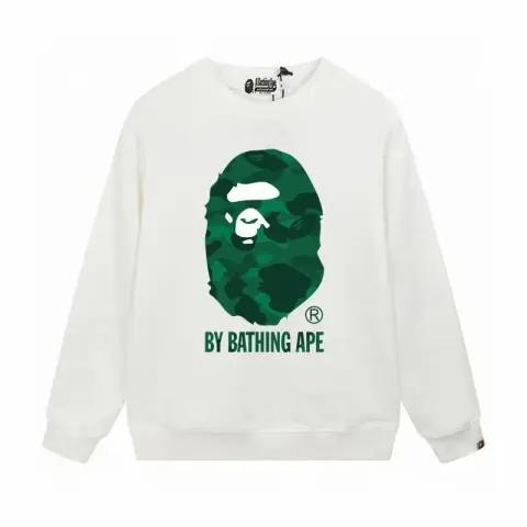Bape Crewneck option W081 white green