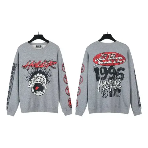 Hellstar Tee Hoodie option D112 Washing water ash