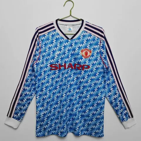 AC Milan Long Sleeve T-Shirt option Long-sleeve Manchester United 90/92