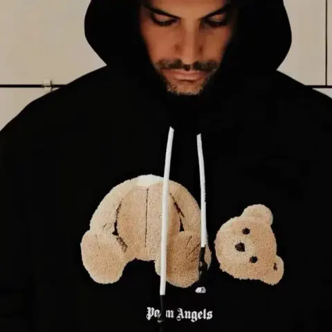Palm Angels Hoodie option Black and brown correct terry