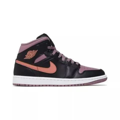 Jordan 1 Mid Shoes option SE Black Sky J Mauve