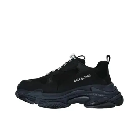 Balenciaga 3S White Shoes option Black
