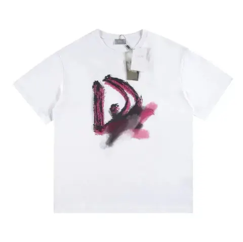 Christian Dior Atelier T-Shirt option white black spell purple