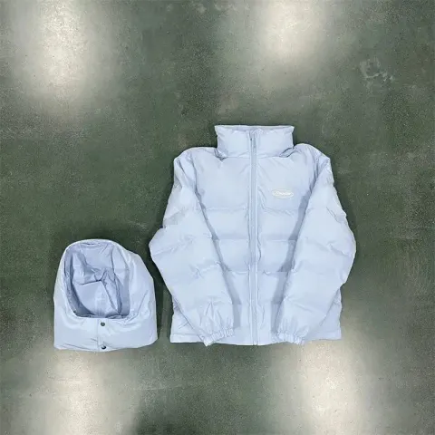 Shiny Trapstar Jacket option New Ice Blue Jacket