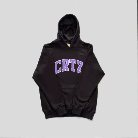 Corteiz Alcatraz Hoodie option Black Purple Label
