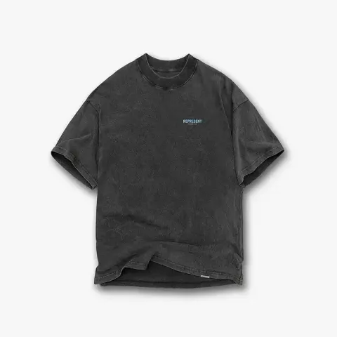 Represent Tee option Washed Black-Blue Label