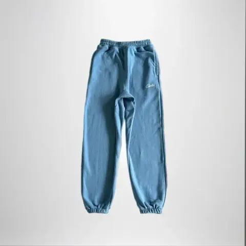 Corteiz Alcatraz Basic Black Pants option Blue Samsung