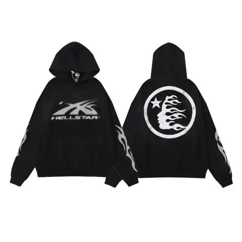 Hellstar Hoodie option Cotton hooded sweater DY-w09 black