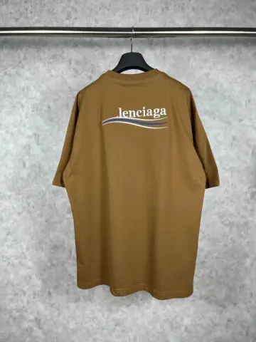 Balenciaga Logo T-Shirt option Coffee