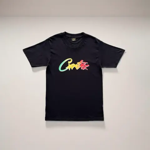 Corteiz Tee option gradient black