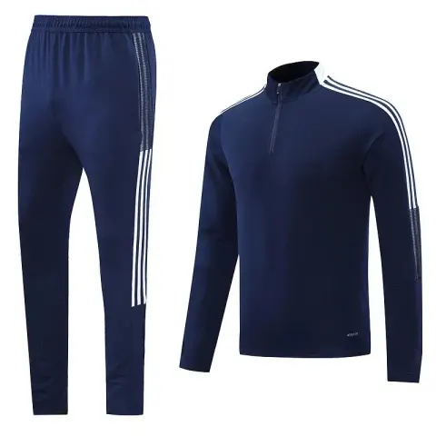 Nike Black-White Tracksuit Set option AD01 Royal Blue Set