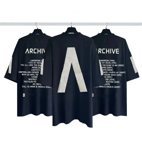 Balenciaga Tees option Music limited short sleeve black