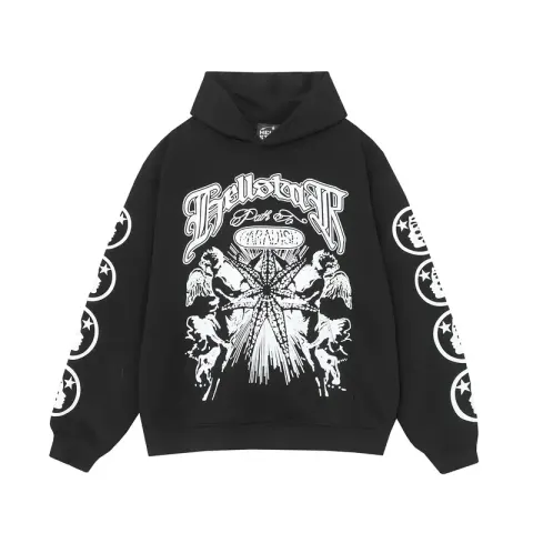Hellstar Hoodie option Cotton hooded sweater DY-W21 black