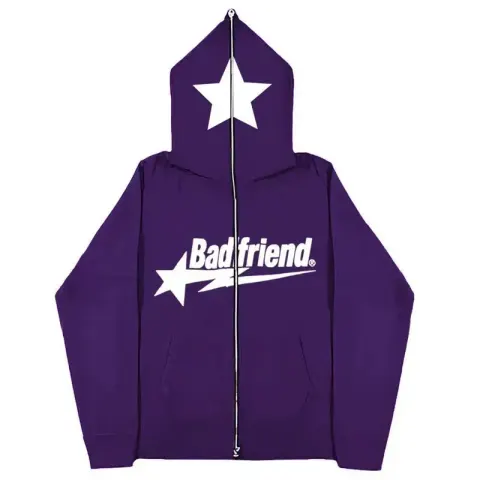Badfriend Hoodie option purple