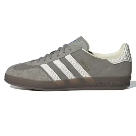 Adidas Originals Gazelle Indoor option Turn-on gray raw rubber bottom IF1807