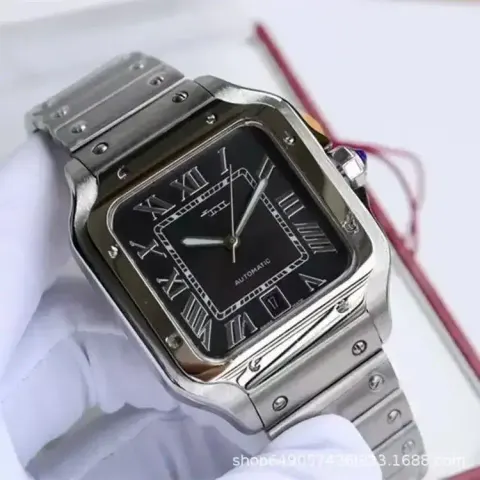 Cheap Cartier Santos 41mm option black face