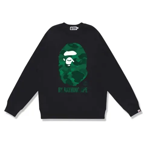 Bape Crewneck option W081 Black Green