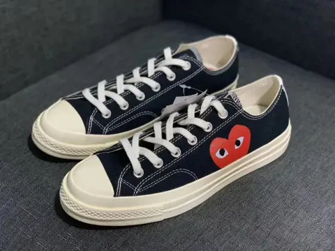 Converse Basic And CDG option Black love low help