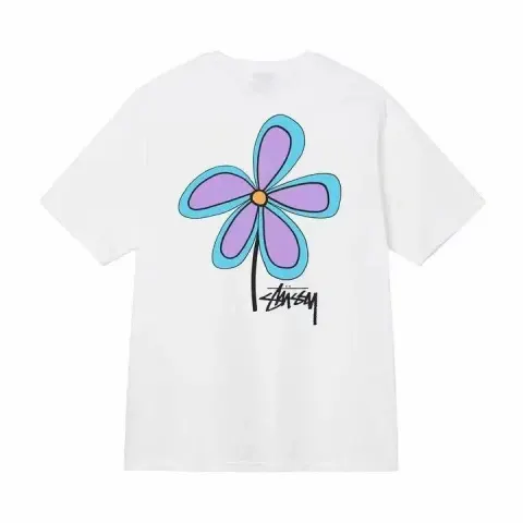 Stussy Tee option White [flower]]