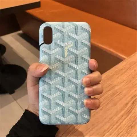 Goyard Phone Case option sky blue