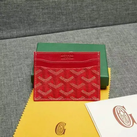 Goyard Wallet option Style 1 red