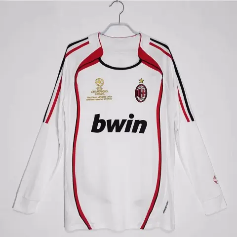 AC Milan Long Sleeve T-Shirt option Long-sleeve AC away 06/07