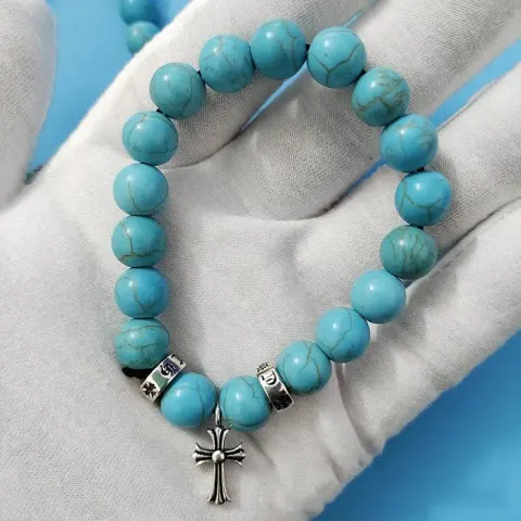 Chrome Hearts Thick Bracelet With Cross option S39